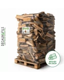 Bois de chauffage sur palette DECAUX, bûches en 25 cm (2.2 stères)